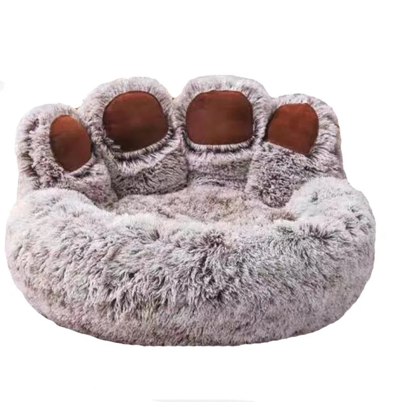 Paw-Shaped Dog Bed 