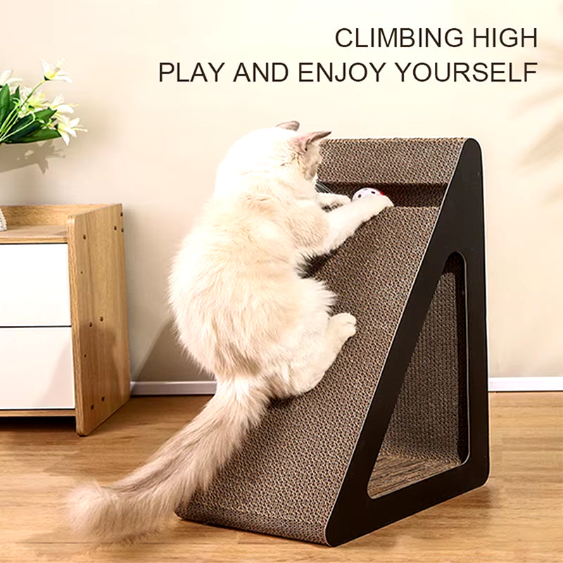 Cat Scratch Cardboard with Rotating Ball