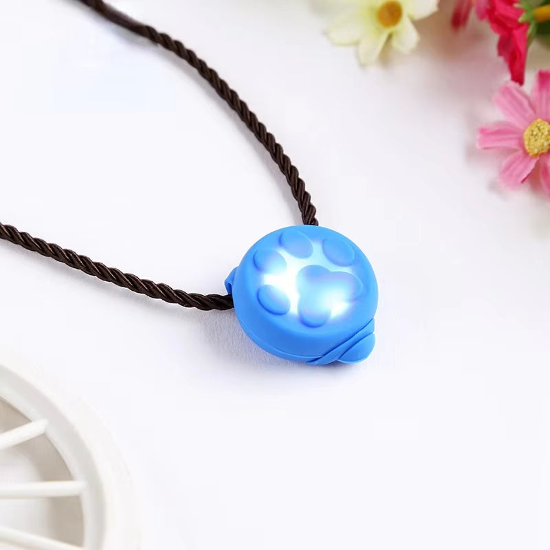 Colorful LED Flashlight Dog & Cat Collar Pendant