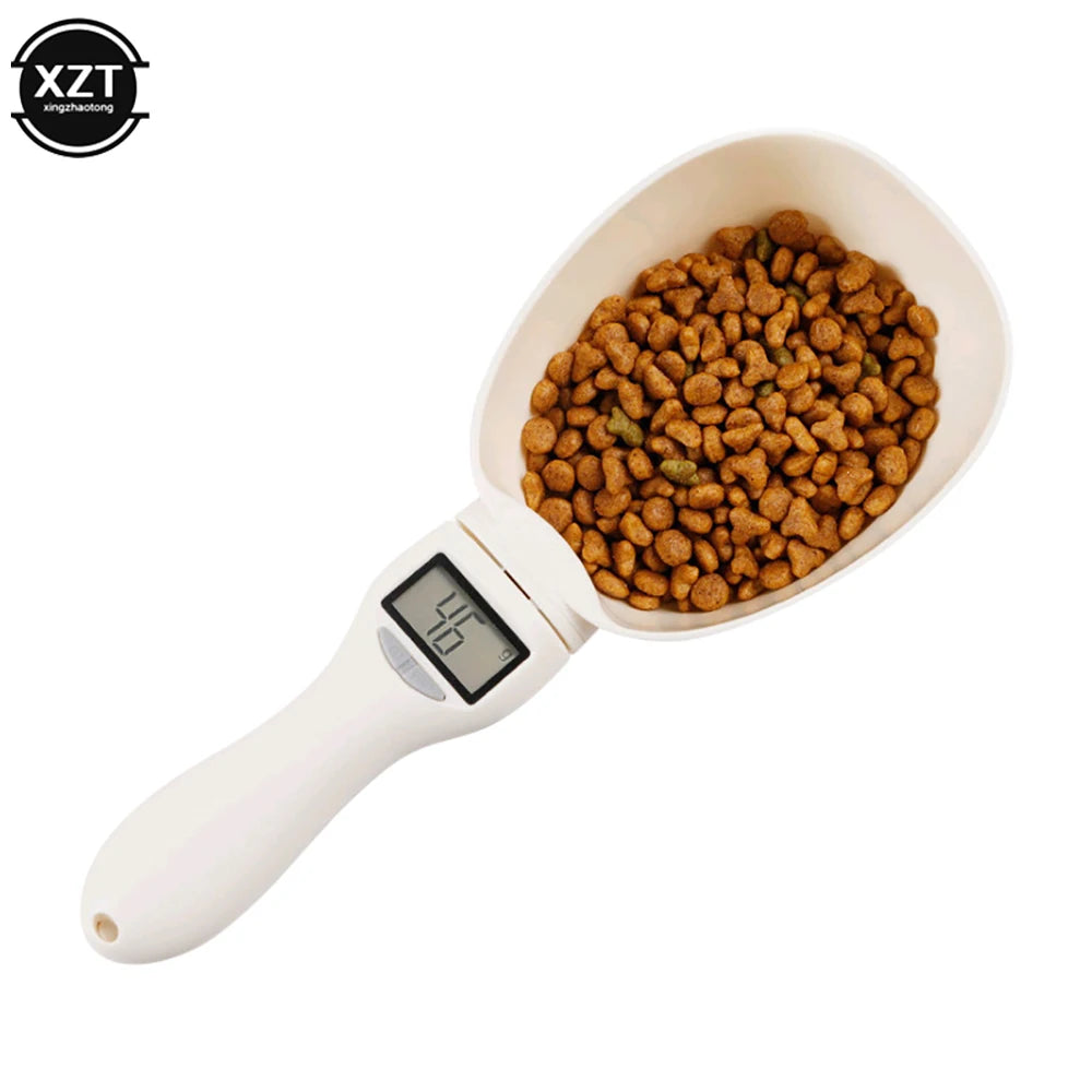 Pet Food Measuring Scoop – Electronic Digital Spoon Scale for Dogs & Cats