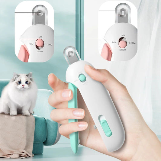 Professional Pet Nail Clippers with Adjustable Hole for Cats and Dogs