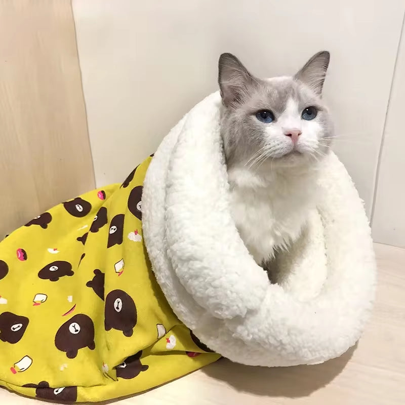 Winter Warm Cat Sleeping Bag 