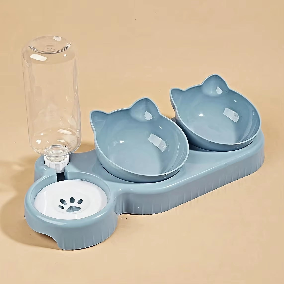 3-in-1 Pet Bowls with Water Feeder