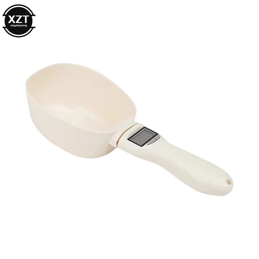 Pet Food Measuring Scoop – Electronic Digital Spoon Scale for Dogs & Cats