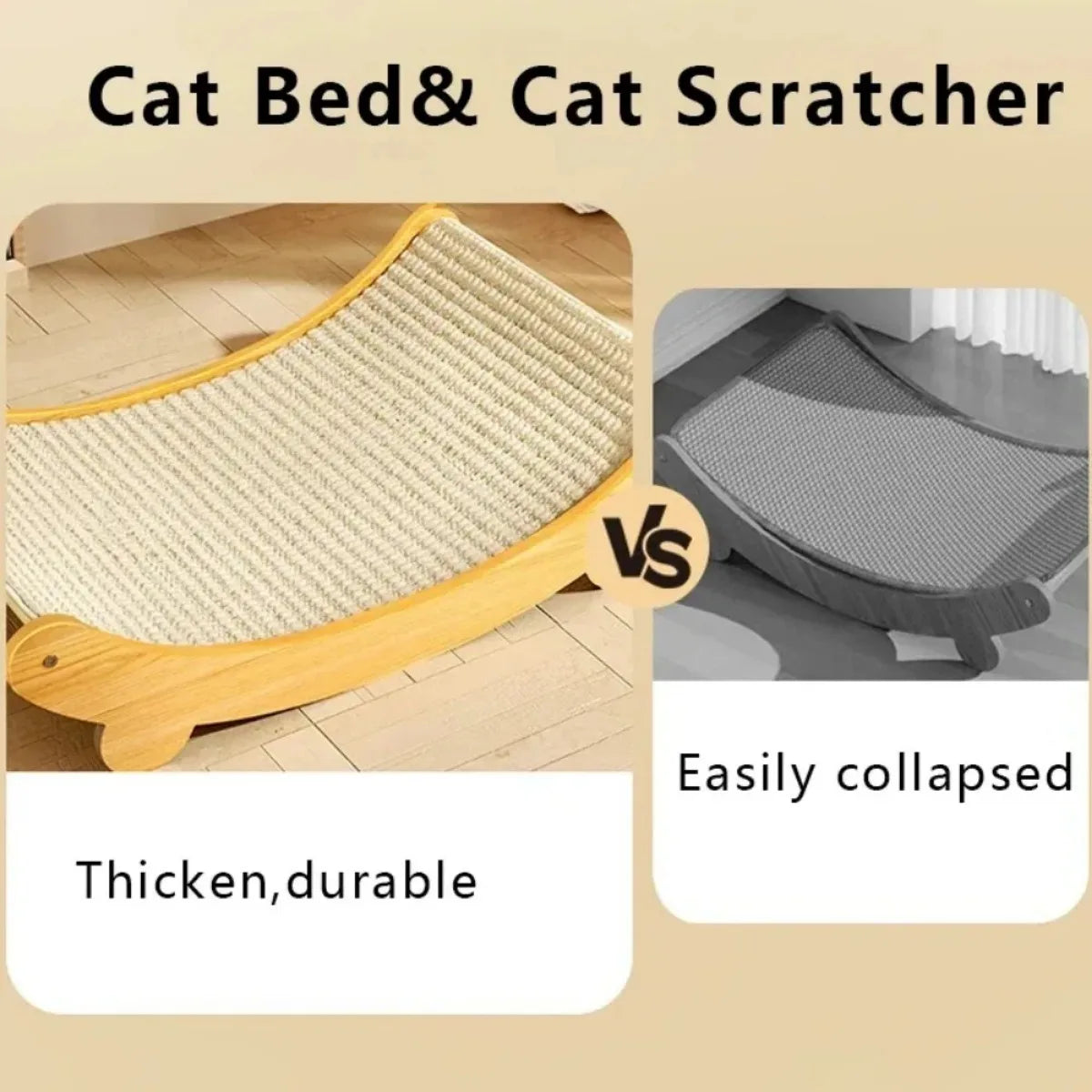 Wooden Cat Scratching Pads 