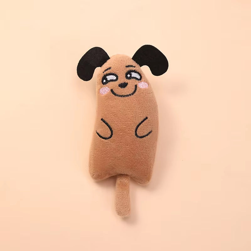 Funny Cigar Design Plush Squeaky Dog Toy 