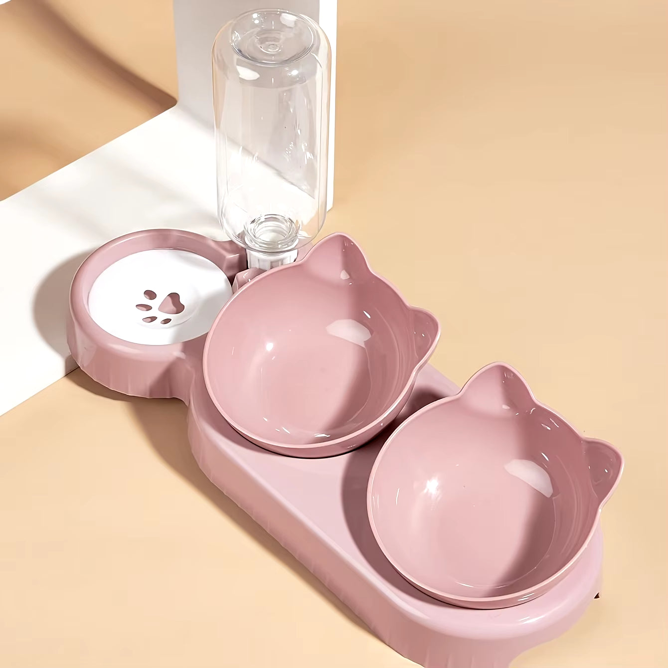 3-in-1 Pet Bowls with Water Feeder