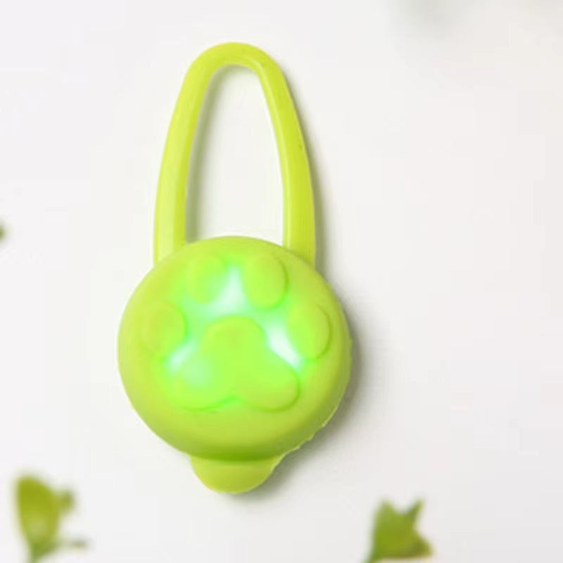 Colorful LED Flashlight Dog & Cat Collar Pendant