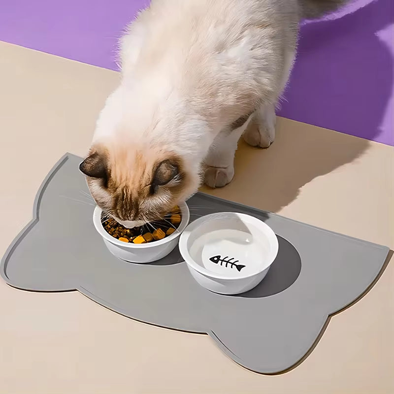  Non-Stick Waterproof Food Tray for Dogs & Cats