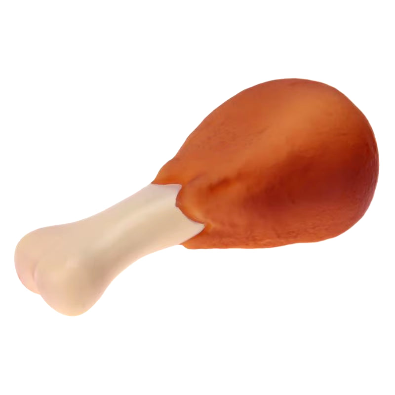 Pet Dog Toy Rubber Chicken Leg