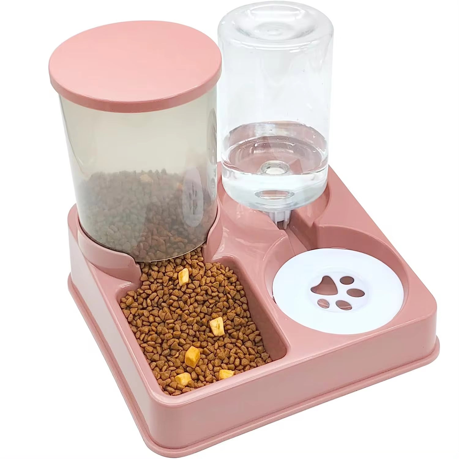 2-in-1 Automatic Cat Feeder & Water Disrpense Set 