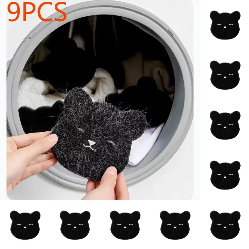 Pet Hair Remover Bear Shape Laundry Ball 