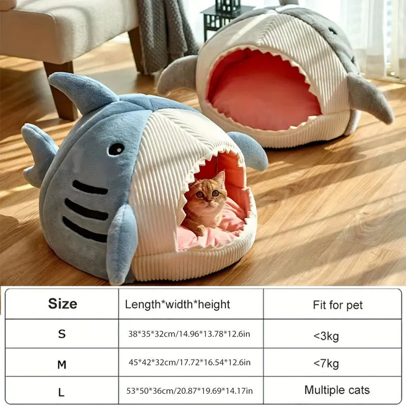 Cartoon Shark Pet Cave