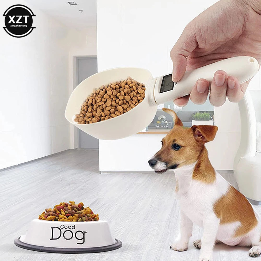 Pet Food Measuring Scoop – Electronic Digital Spoon Scale for Dogs & Cats