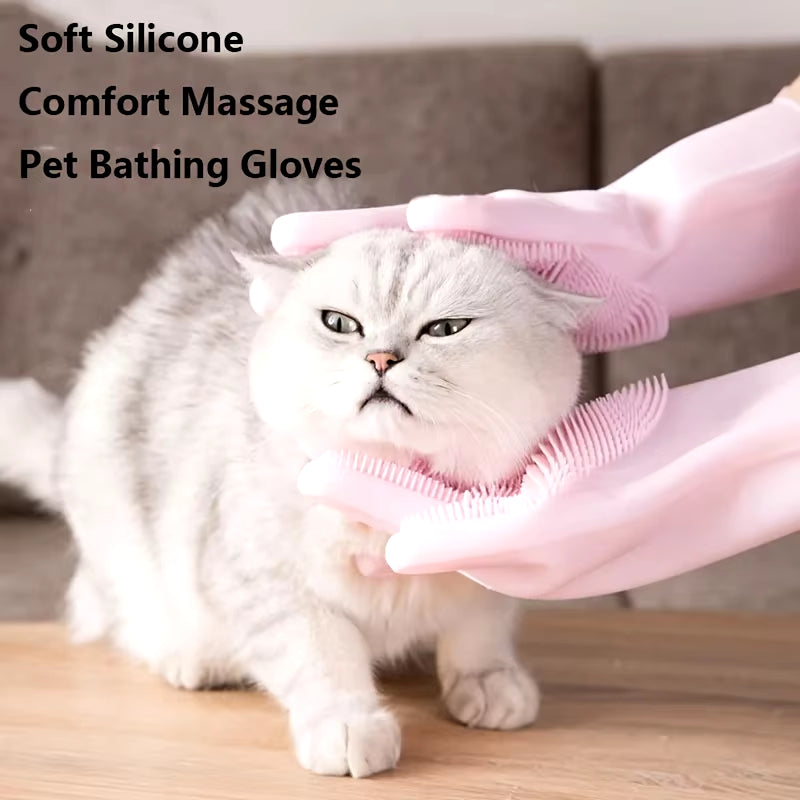 Pet Grooming Cleaning Gloves 