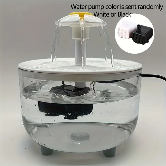 USB Electric Mute 1L Pet Water Fountain Automatic Cat Drink Bowl Filter Pet Drinking Dispenser Drinker for Cats Water Filter