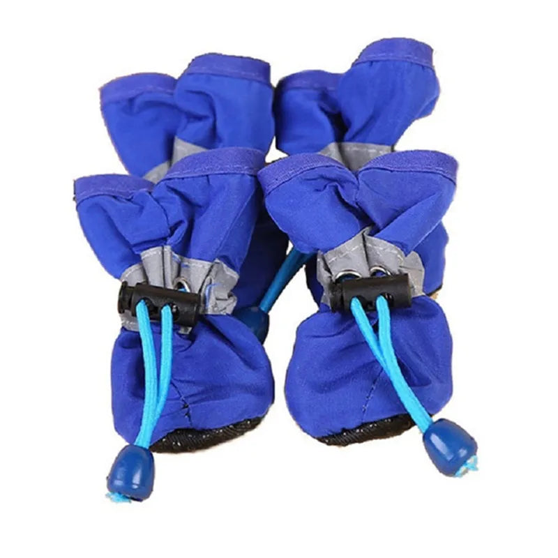 4-Piece Set of Waterproof Pet  Shoes