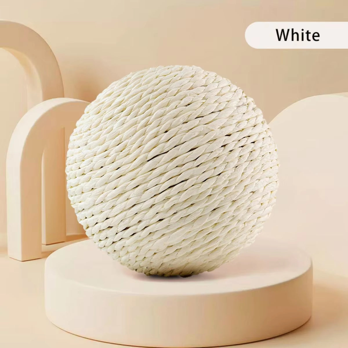 Interactive Sisal Cat Scratching Ball Toy