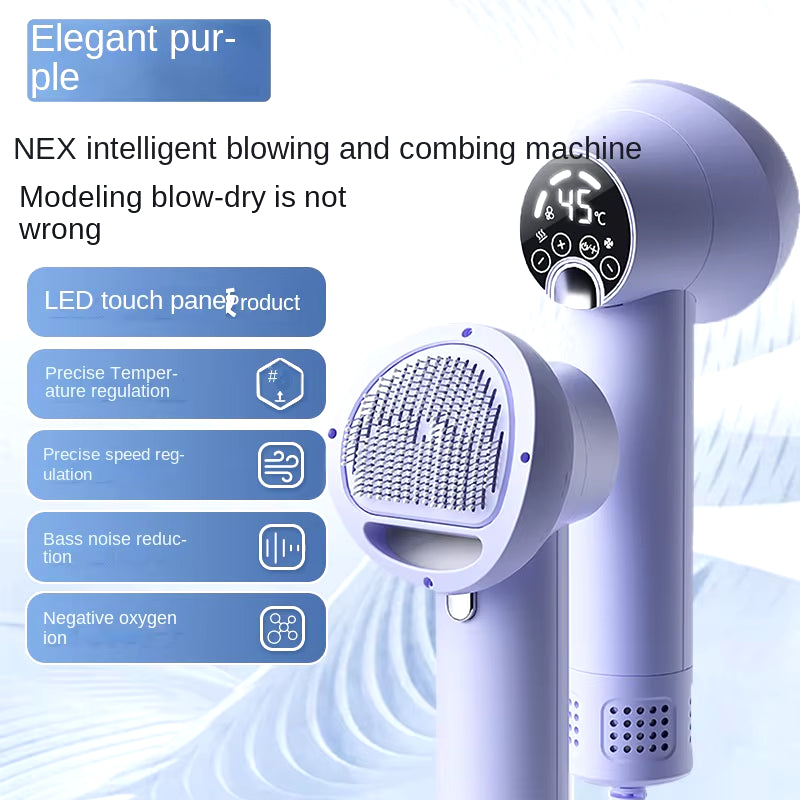 Pet Intelligent Hair Dryer for Dog/Cat – LED Display, Temperature & Wind Speed Control