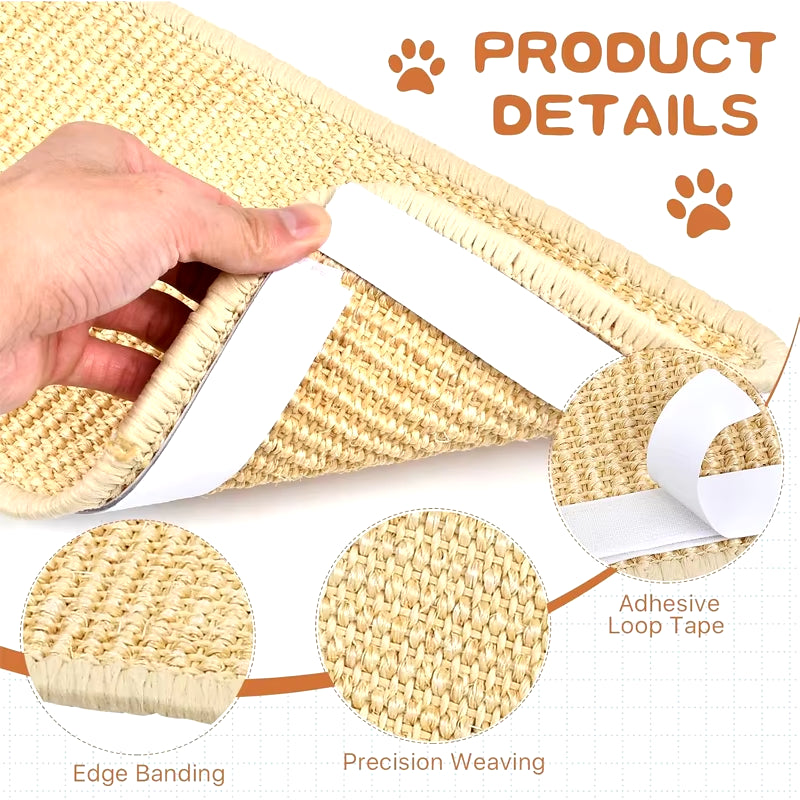 Natural Sisal Cat Scratcher Mat