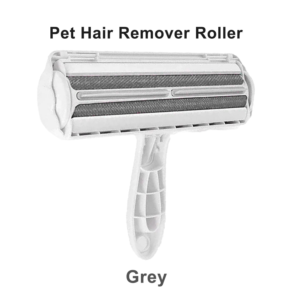 Pet Hair Remover Roller with Self-Cleaning Base