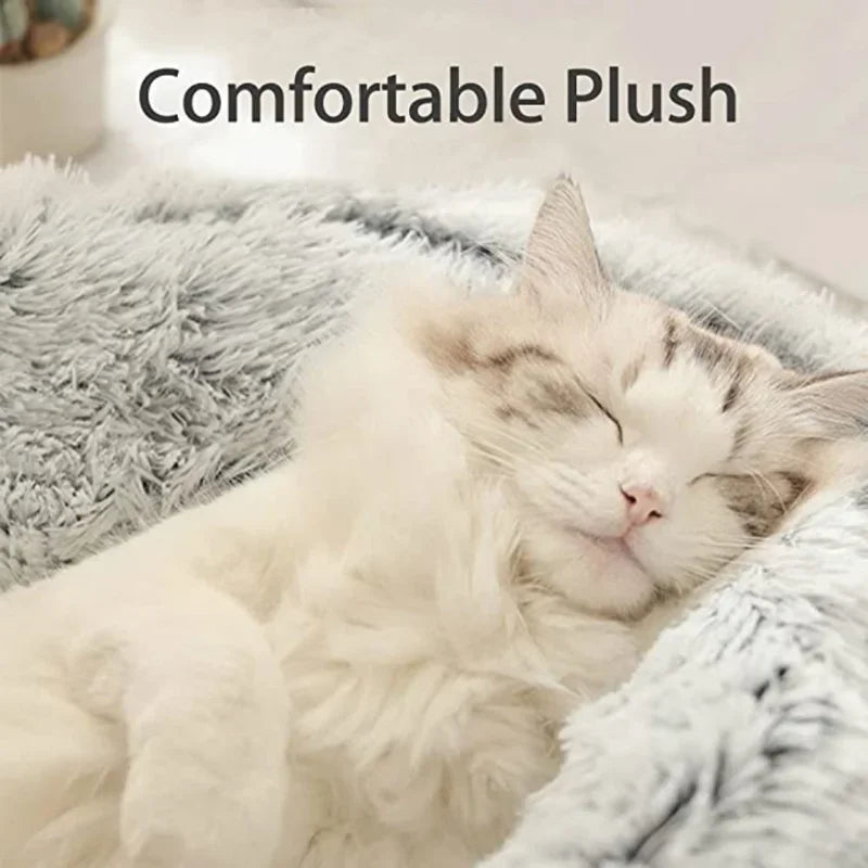 2-in-1 Winter Plush Pet Bed 