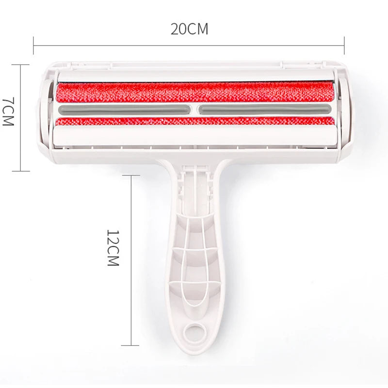 Pet Hair Remover Roller with Self-Cleaning Base