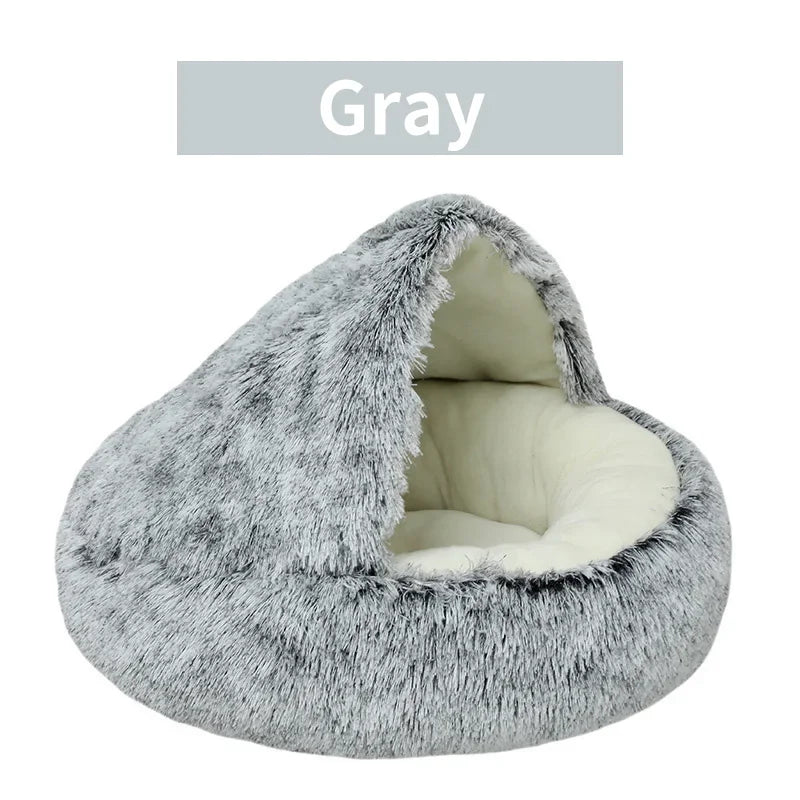 2-in-1 Winter Plush Pet Bed 