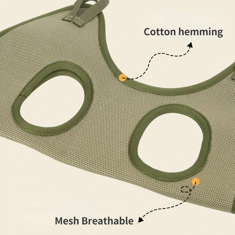 Cat Grooming Restraint Bag and Hammock Set