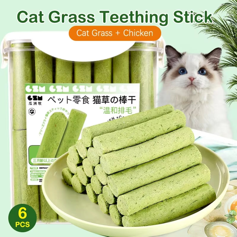 Cat Grass Teeth Grinding Sticks