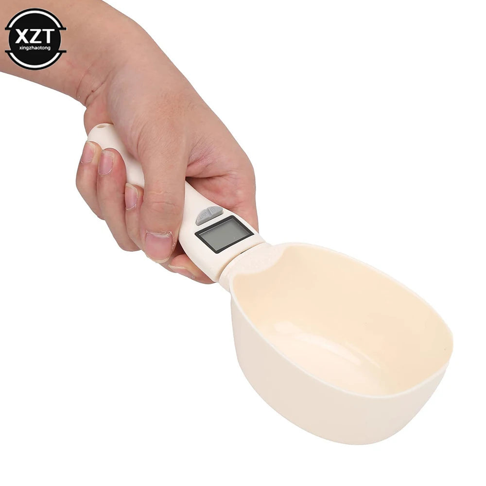 Pet Food Measuring Scoop – Electronic Digital Spoon Scale for Dogs & Cats