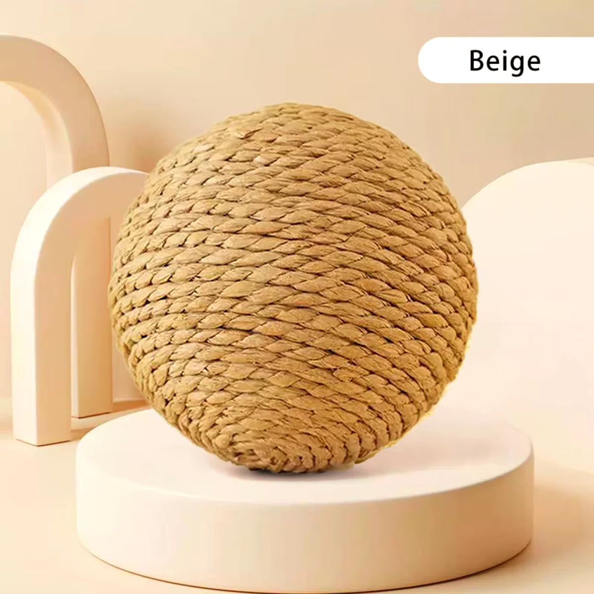 Interactive Sisal Cat Scratching Ball Toy