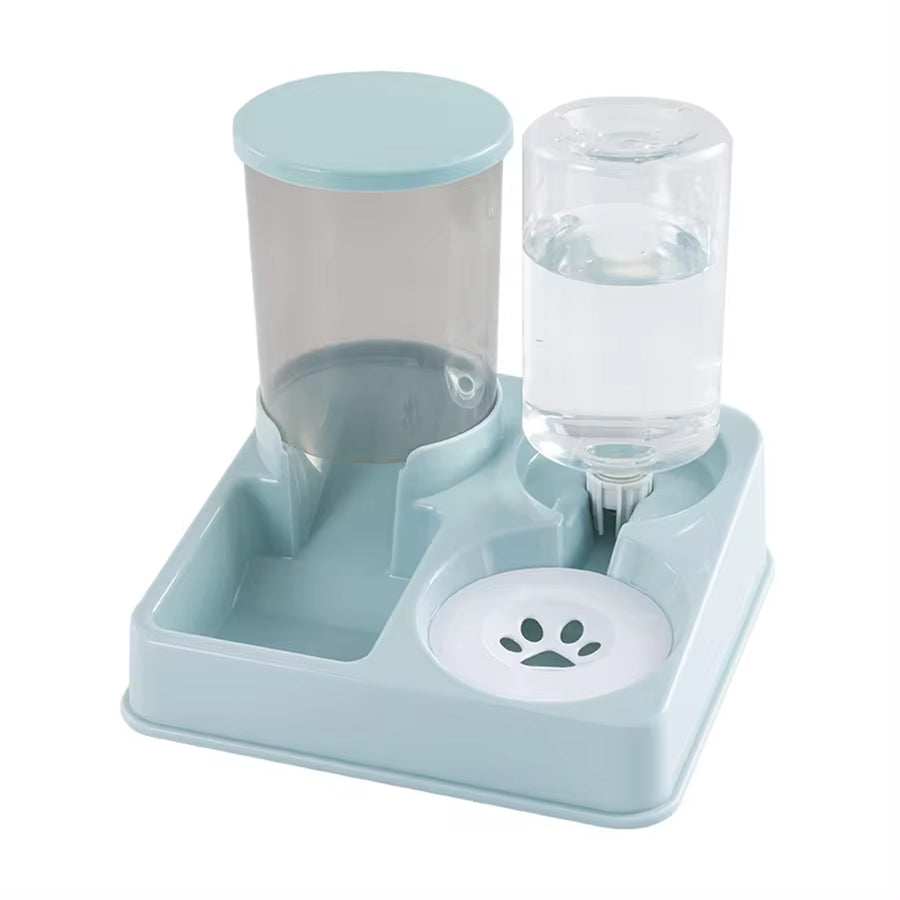 2-in-1 Automatic Cat Feeder & Water Disrpense Set 