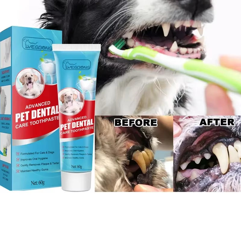  Fresh Breath & Tartar Cleaning Toothpaste for Cats & Dogs