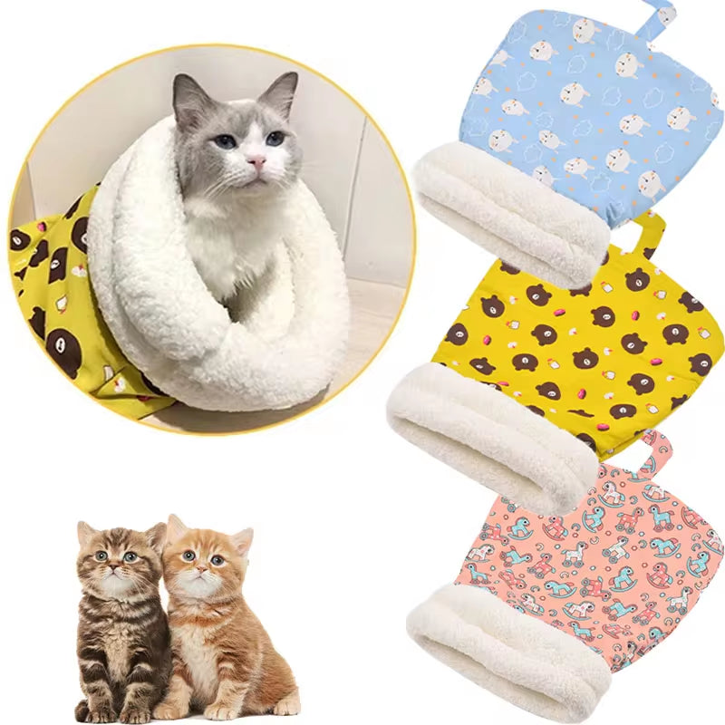 Winter Warm Cat Sleeping Bag 