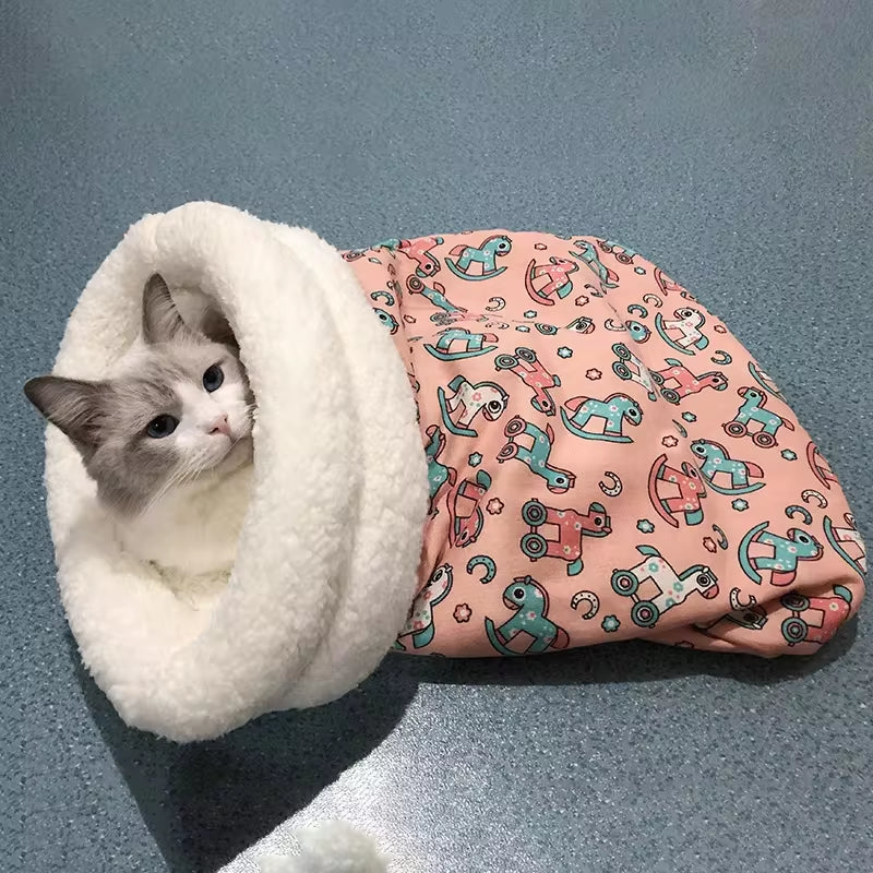 Winter Warm Cat Sleeping Bag 