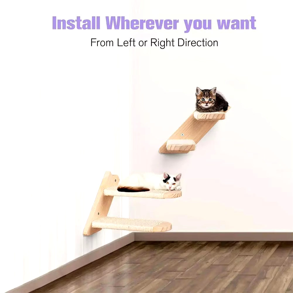 Cat Wall-Mounted Climbing Stairs