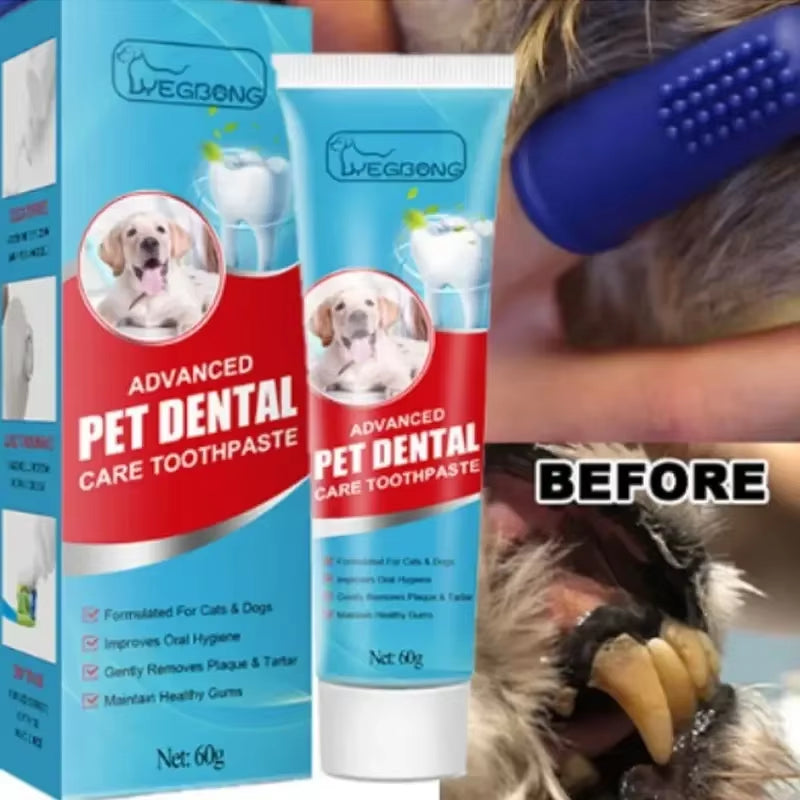  Fresh Breath & Tartar Cleaning Toothpaste for Cats & Dogs