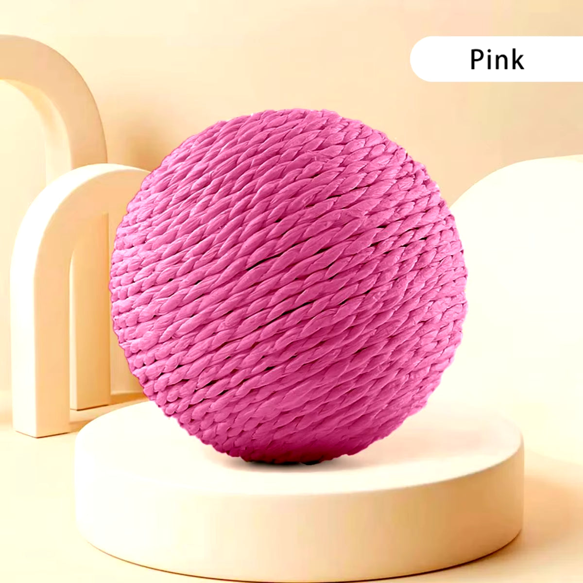 Interactive Sisal Cat Scratching Ball Toy