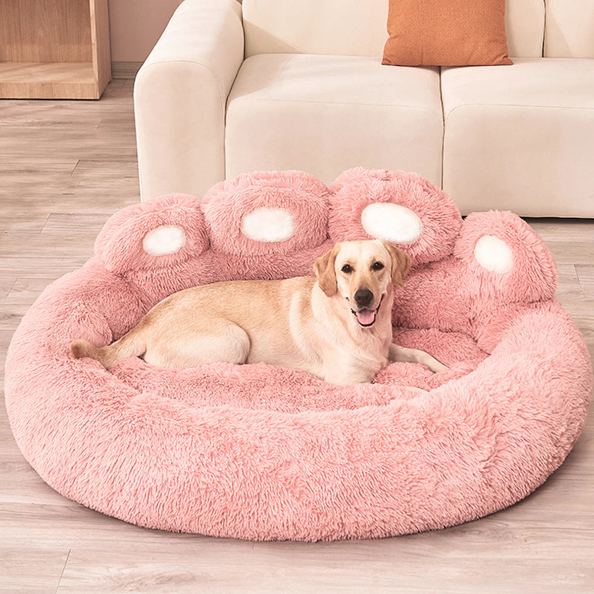 Paw-Shaped Dog Bed 